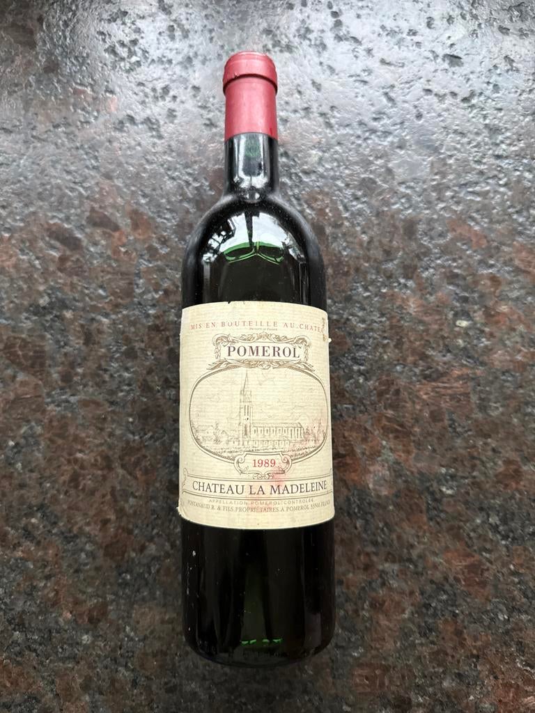 Pomerol Chateau La Madeleine 1989, Ophalen, Frankrijk, Nieuw, Rode wijn