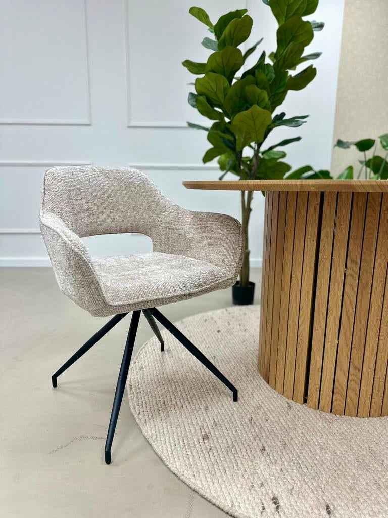 6x Luxe draaistoelen - Nieuw in doos - Direct leverbaar, Huis en Inrichting, Stoelen, N, Overige kleuren, N, Nieuw