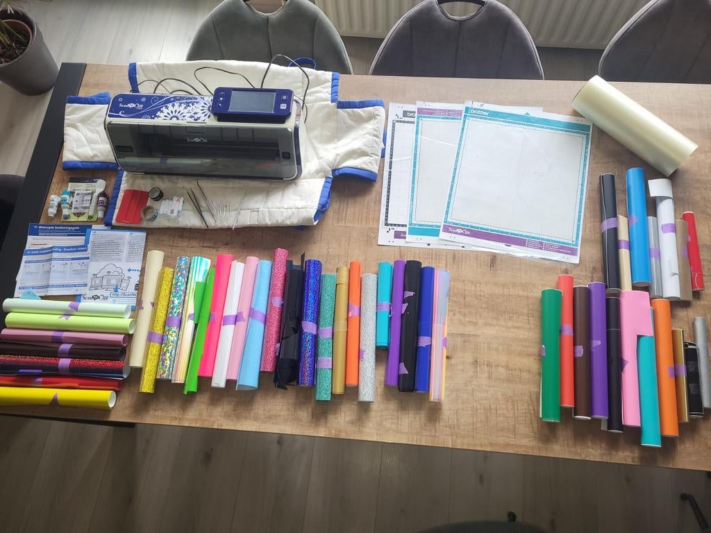 Scanncut CM900 met hittepers, matten en folie, Ophalen, Zo goed als nieuw, Gereedschap of Toebehoren