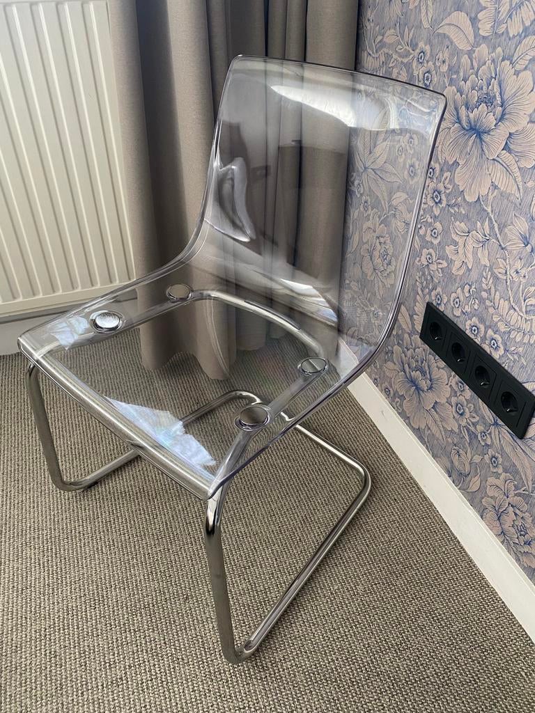 Ikea Tobias eetkamerstoel, Huis en Inrichting, Ophalen, Kunststof, Gebruikt, Overige kleuren