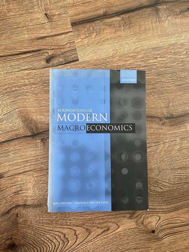 Foundations of Modern Macroeconomics, Boeken, Ophalen of Verzenden, Beta, Zo goed als nieuw, WO