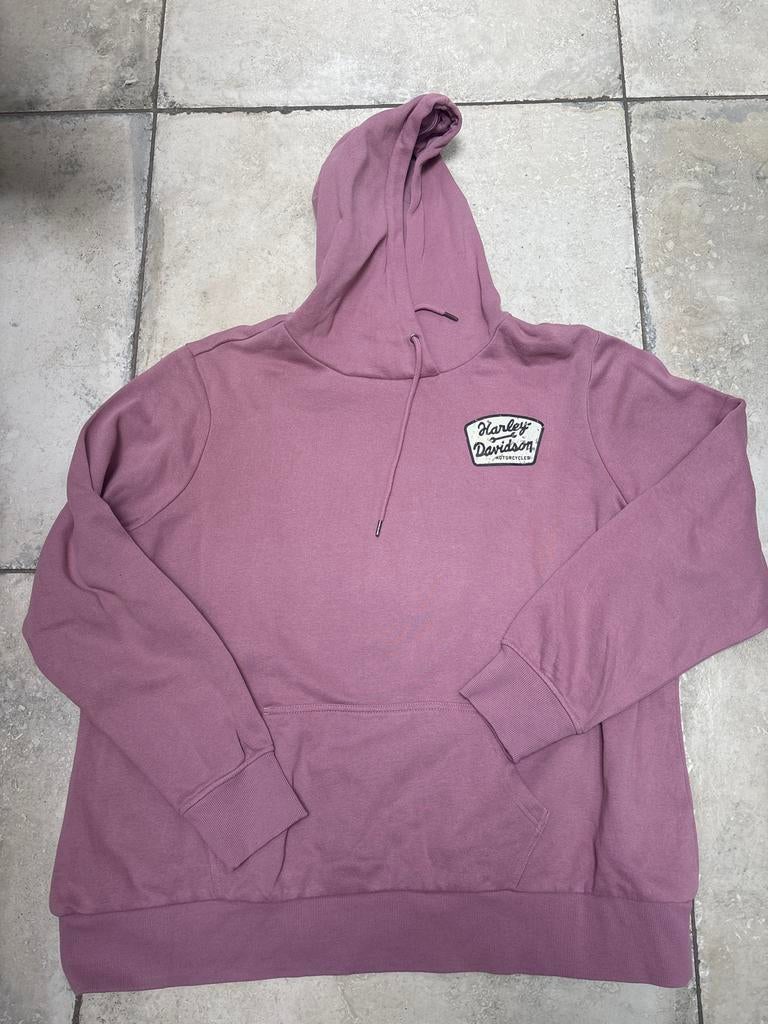Harley Davidson sweater lila dames, Ophalen of Verzenden, Zo goed als nieuw, Maat 46/48 (XL) of groter, Paars
