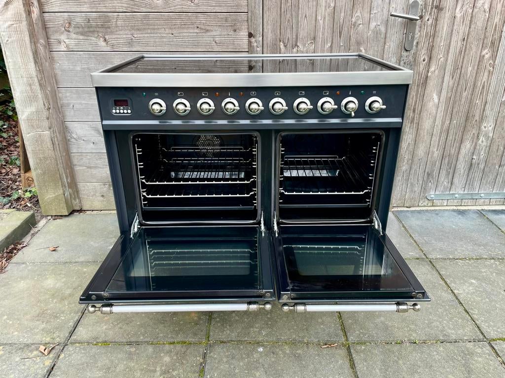 Uniek 100cm Boretti - Ilve Inductie fornuis - 6 zones, Witgoed en Apparatuur, Kookplaten, Ophalen of Verzenden, Zo goed als nieuw