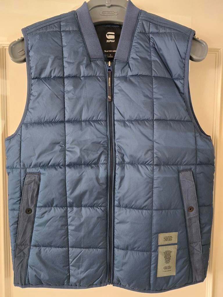 G-Star bodywarmer blauw maat S, Kleding | Heren, Bodywarmers, Nieuw, Maat 46 (S) of kleiner, Blauw, Ophalen of Verzenden