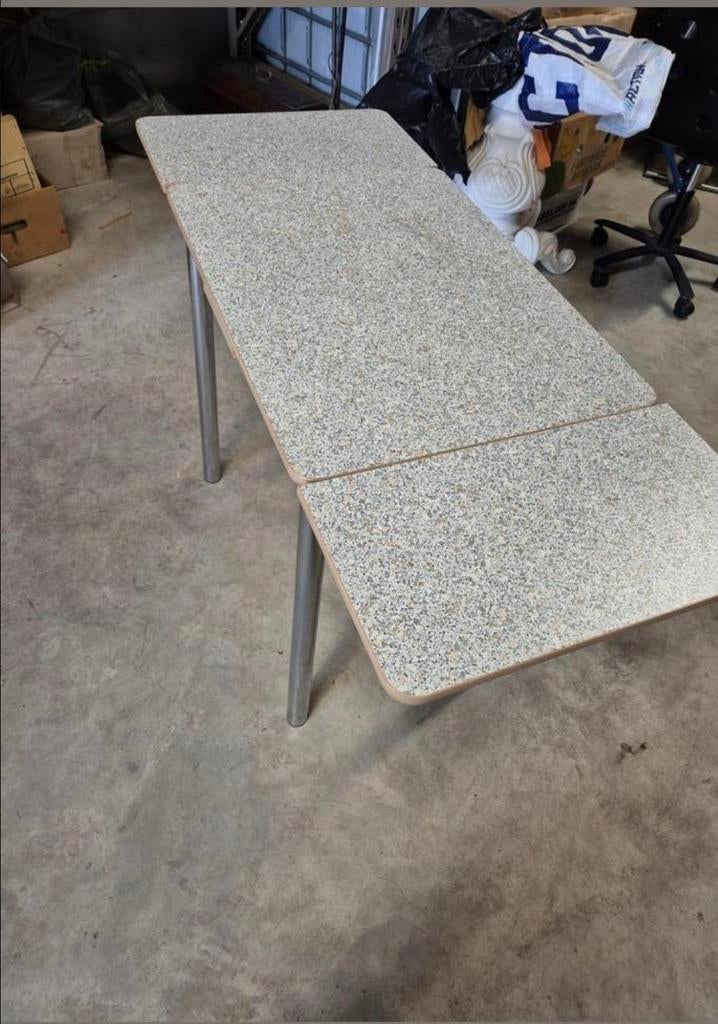 Uitschuifbare kleine tafel, Caravans en Kamperen, Ophalen, Campingtafel