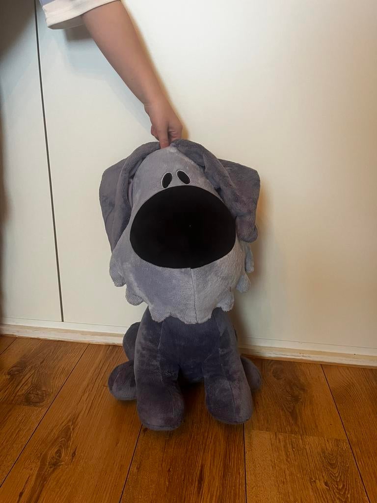 Grote woezel knuffel, Ophalen, Gebruikt, Hond