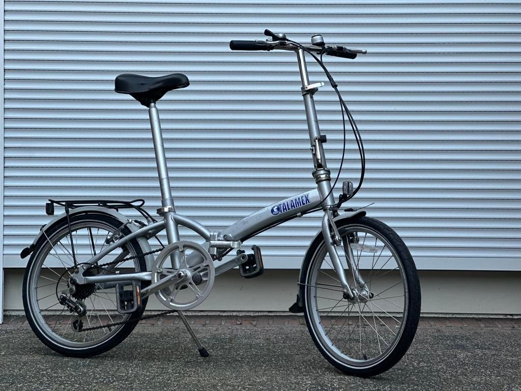 Lichtgewicht vouwfiets met 6versnellingen, 20 inch of meer, Versnellingen, Zo goed als nieuw, Totaal opvouwbaar