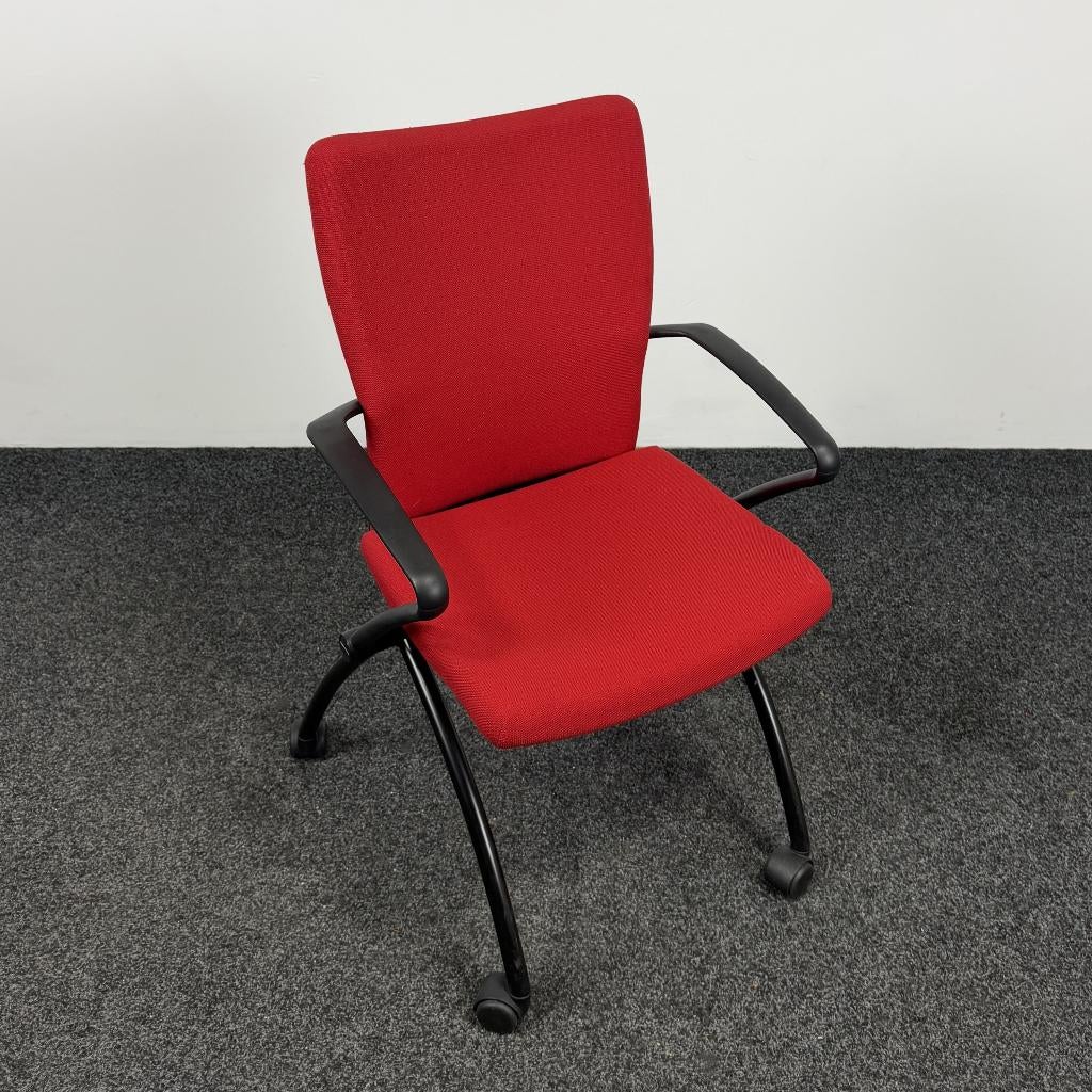 Comforto X99 Inklapbare Vergaderstoel - Rood 26092, Ophalen, Gebruikt, Rood, Eén