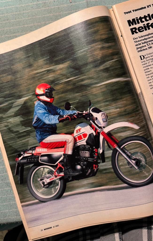 Test 1985 Yamaha XT350, Verzenden, Zo goed als nieuw, Motoren