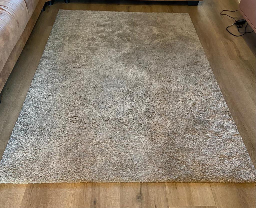 STOENSE vloerkleed ecru van IKEA, Huis en Inrichting, Ophalen, Beige, Zo goed als nieuw, 150 tot 200 cm
