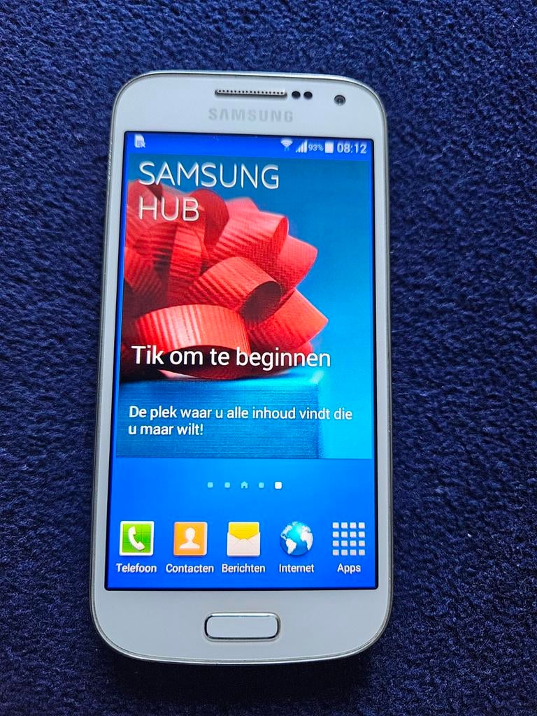 Bijna gratis 100% Als Nieuw Samsung galaxy S4mini, €22, Overige modellen, Wit, Touchscreen, Ophalen of Verzenden
