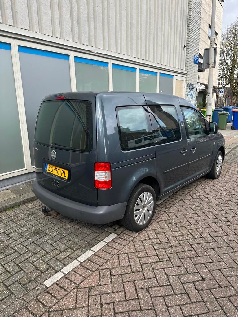 Volkswagen Caddy 1.4 55KW Kombi 2004 Grijs, Auto's, Bestelauto's, Voorwielaandrijving, Stof, 74 pk, 4 cilinders