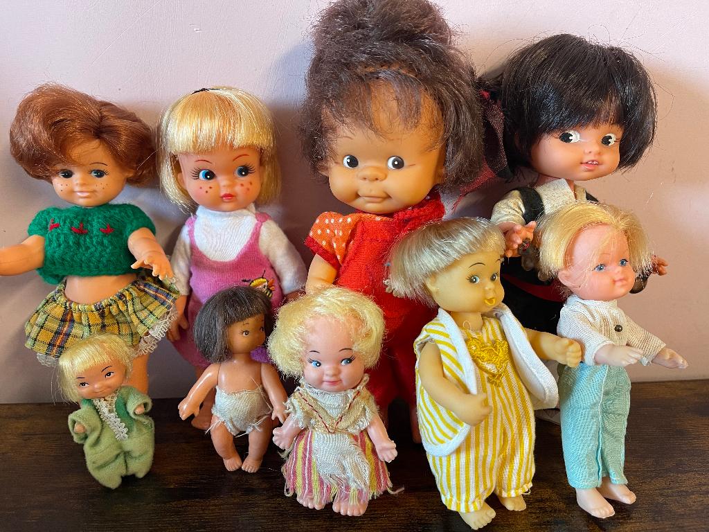 Oude vintage popjes, Ophalen of Verzenden