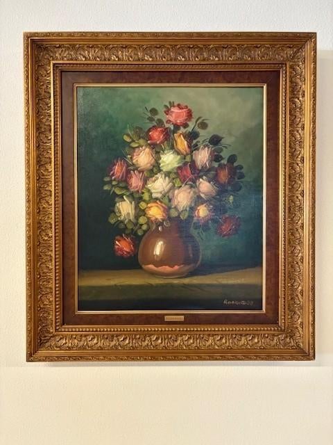 Schilderij: Kruik met bloemen, Ophalen