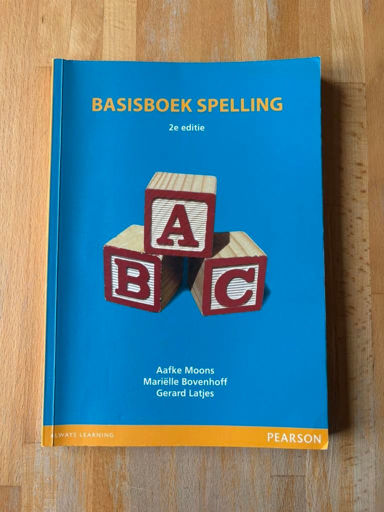 Basisboek Spelling, Gelezen, Mariëlle Bovenhoff; Gerard Latjes; Aafke Moons, Ophalen of Verzenden, Nederlands