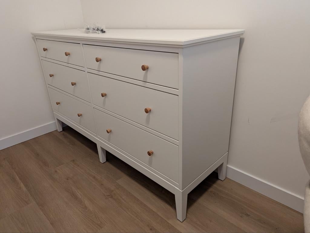 IDANÄS
IKEA Chest of 6 drawers, white, 162x95 cm, Ophalen, Gebruikt, 5 laden of meer, 150 tot 200 cm