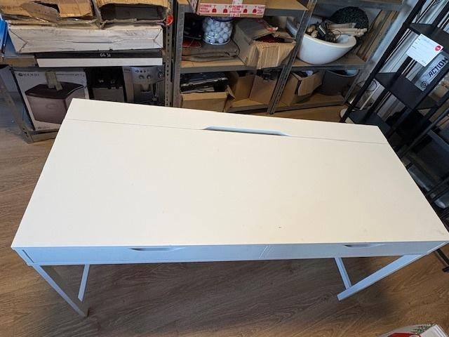 Ikea bureau ALEX wit 132cm breedte, Ophalen, Gebruikt, Schoolbureau, IKEA
