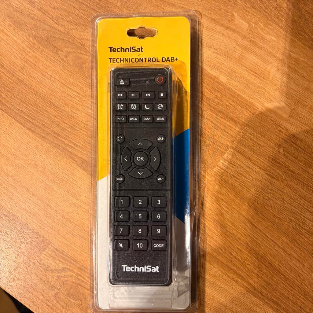 Technisat Afstandsbediening voor DAB ontvanger - Nieuwstaat, Ophalen of Verzenden, Zo goed als nieuw, Origineel