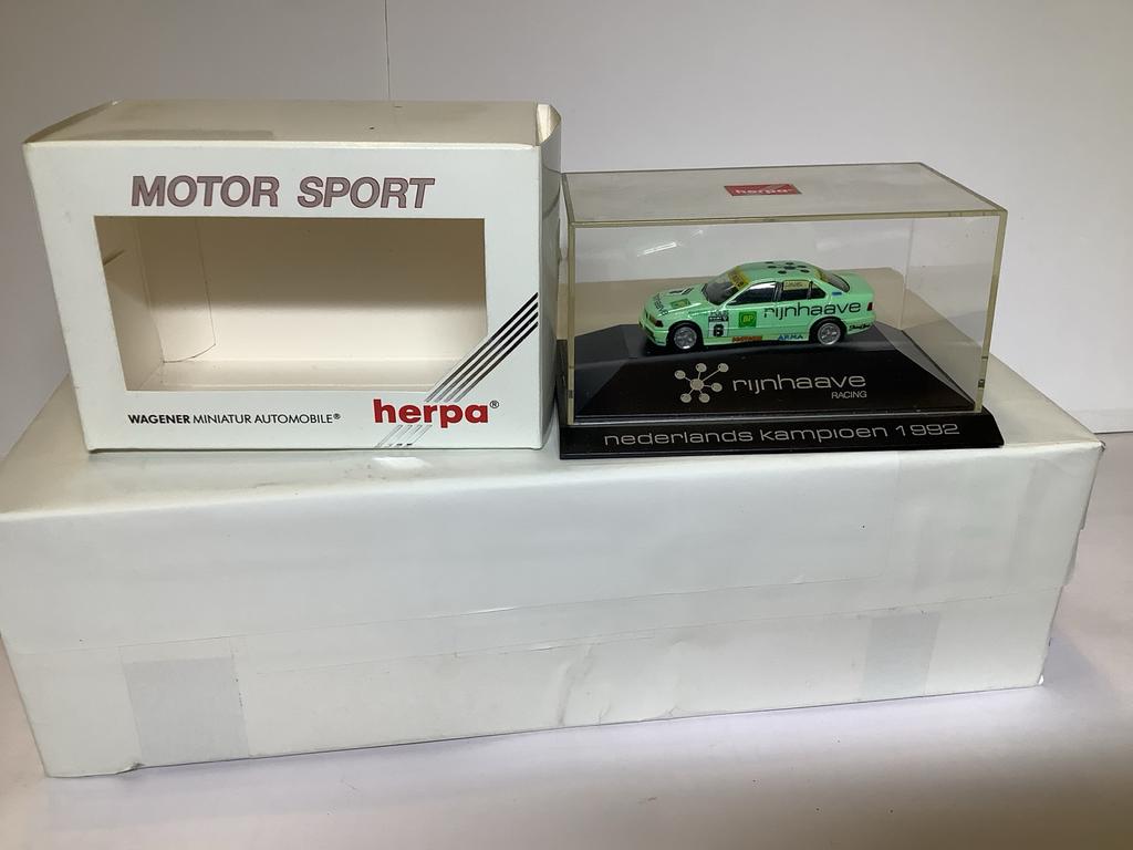 Herpa Wagener Miniatuur Auto BMW E36 Rijnhaave Racing, Ophalen of Verzenden, Nieuw, Auto, Herpa
