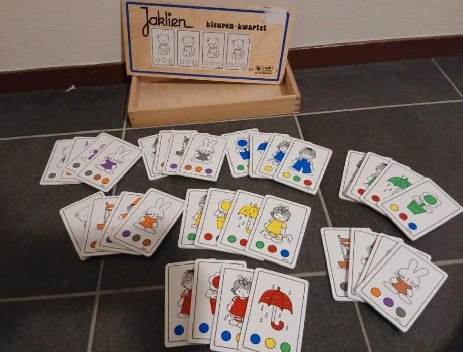 Rolf Jaklien Kleuren-Kwartet - Educatief Spel voor Kinderen, Ophalen of Verzenden, Gebruikt