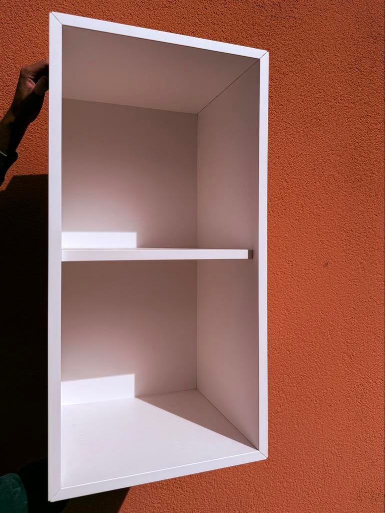 Nieuw Wit Houten Wandkastje, Ophalen, Nieuw