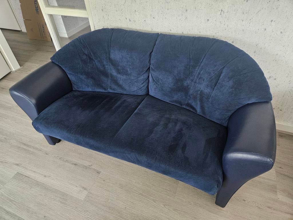 Leolux blauw bankje, Huis en Inrichting, Ophalen