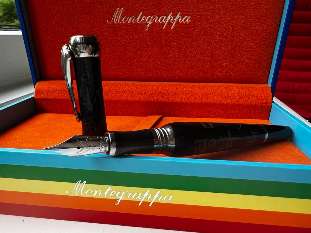 Montegrappa Pen of Peace nr 0027 Limited Edition Vulpen, Overige merken, Met doosje, Ophalen of Verzenden, Zo goed als nieuw