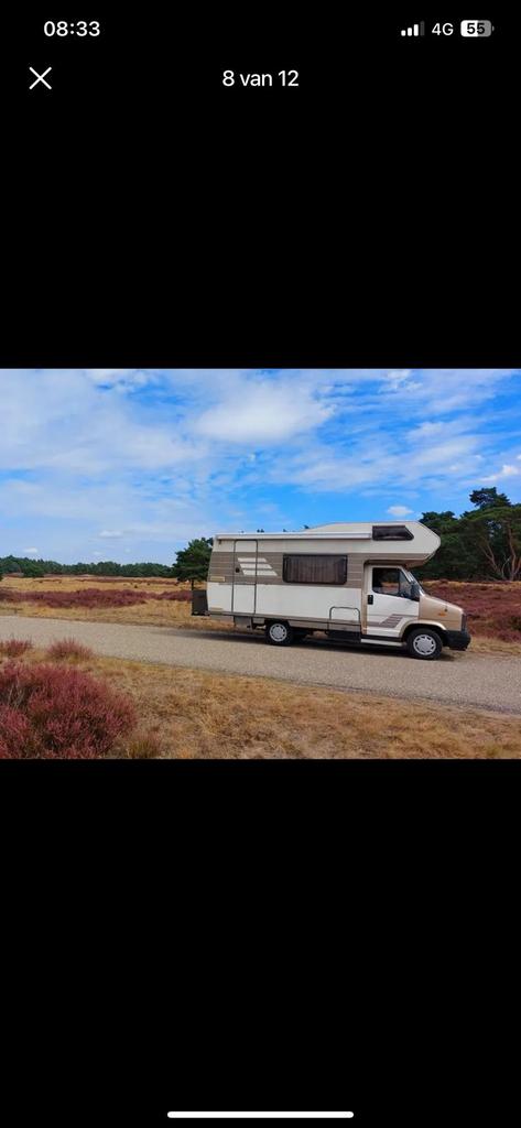 Gepimpte Retro Camper!!, Caravans en Kamperen, Standaard zit, Alkoof, Fiat, Particulier