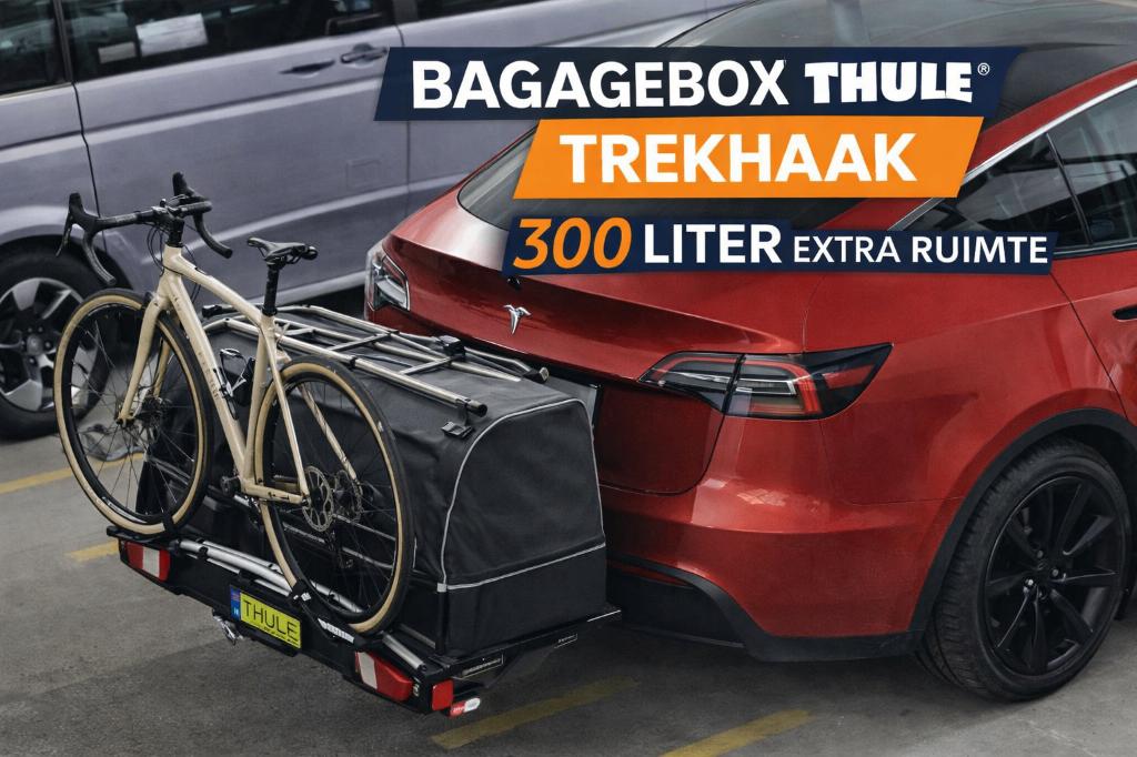 Extra bagageruimte auto – Thule Backspace huren, Auto diversen, Ophalen, Zo goed als nieuw
