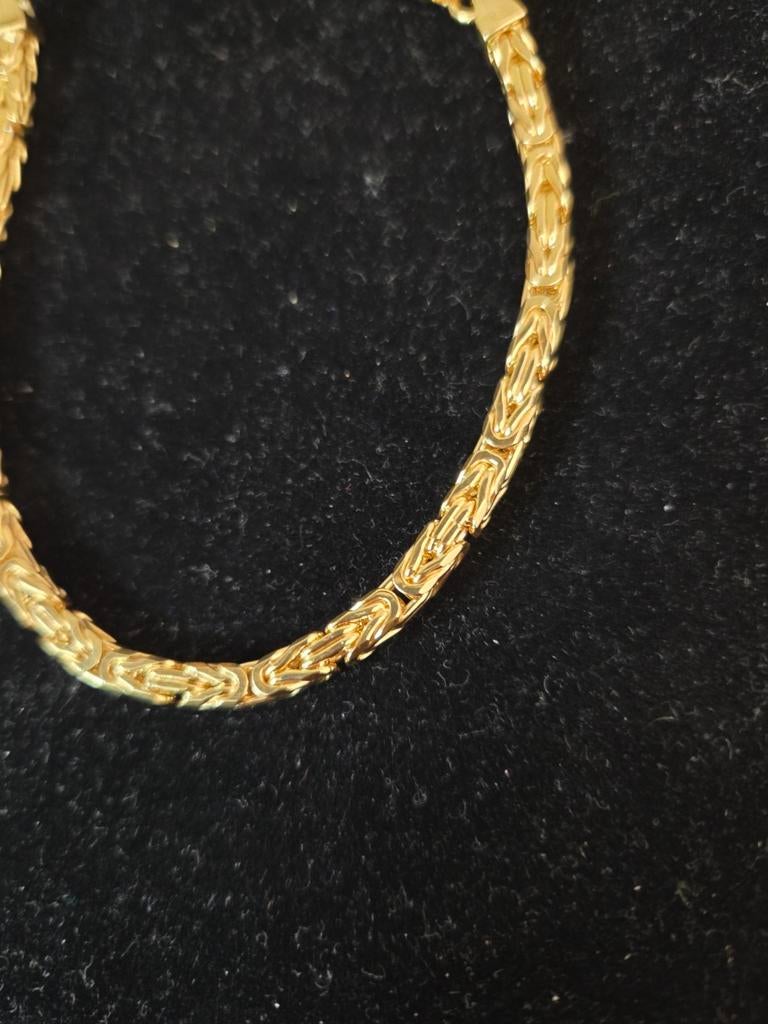 14 k gouden koningsarmband 30,2 gram, Ophalen of Verzenden, Nieuw, Goud, Goud