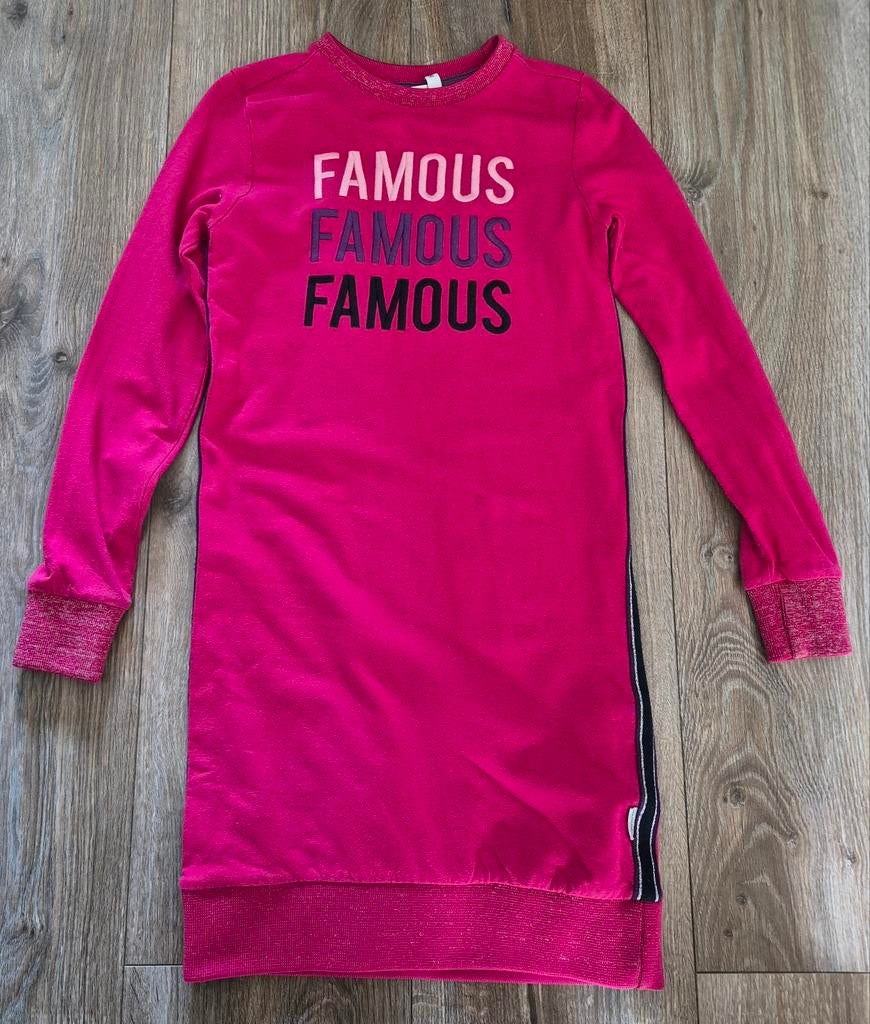 Superleuk jurkje Orange Stars! 140, Meisje, Ophalen of Verzenden, Zo goed als nieuw, Jurk of Rok