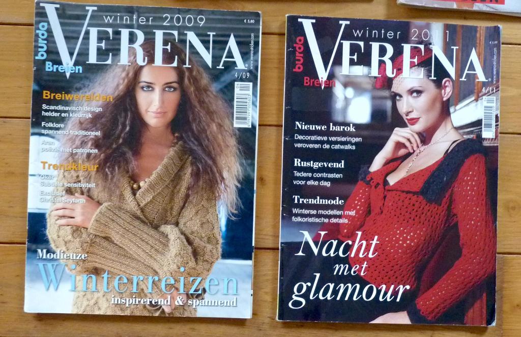 breien: 3 x BURDA VERENA winter 2009 en 2011 + BREIFASHION, Verzenden, Zo goed als nieuw, Breien of Haken, Patroon of Boek