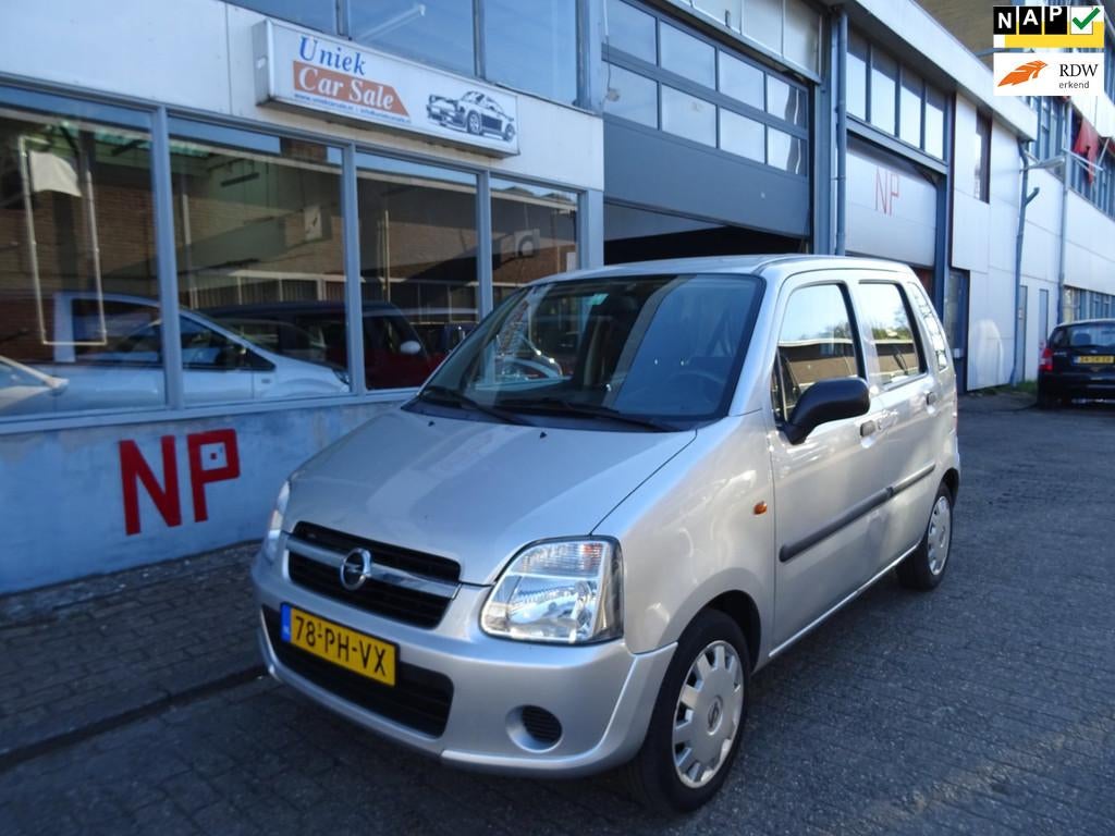 Opel Agila 1.2-16V Essentia, Auto's, Opel, Bedrijf, Te koop, Agila, Elektrische buitenspiegels, Startonderbreker, Benzine, Euro 4