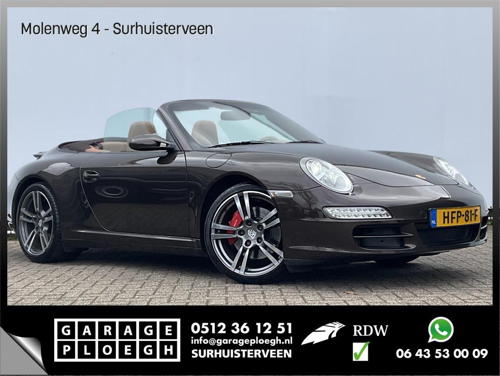 Porsche 911 Cabrio 3.8 355pk Carrera 4S H6 Cruise Carplay Vo, Auto's, Porsche, Bedrijf, Te koop, 4x4, ABS, Airbags, Airconditioning