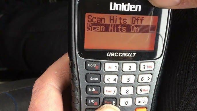 uniden bearcat ubc125xlt, 15 km of meer, Ophalen of Verzenden, Zo goed als nieuw, Portofoon of Walkie-talkie