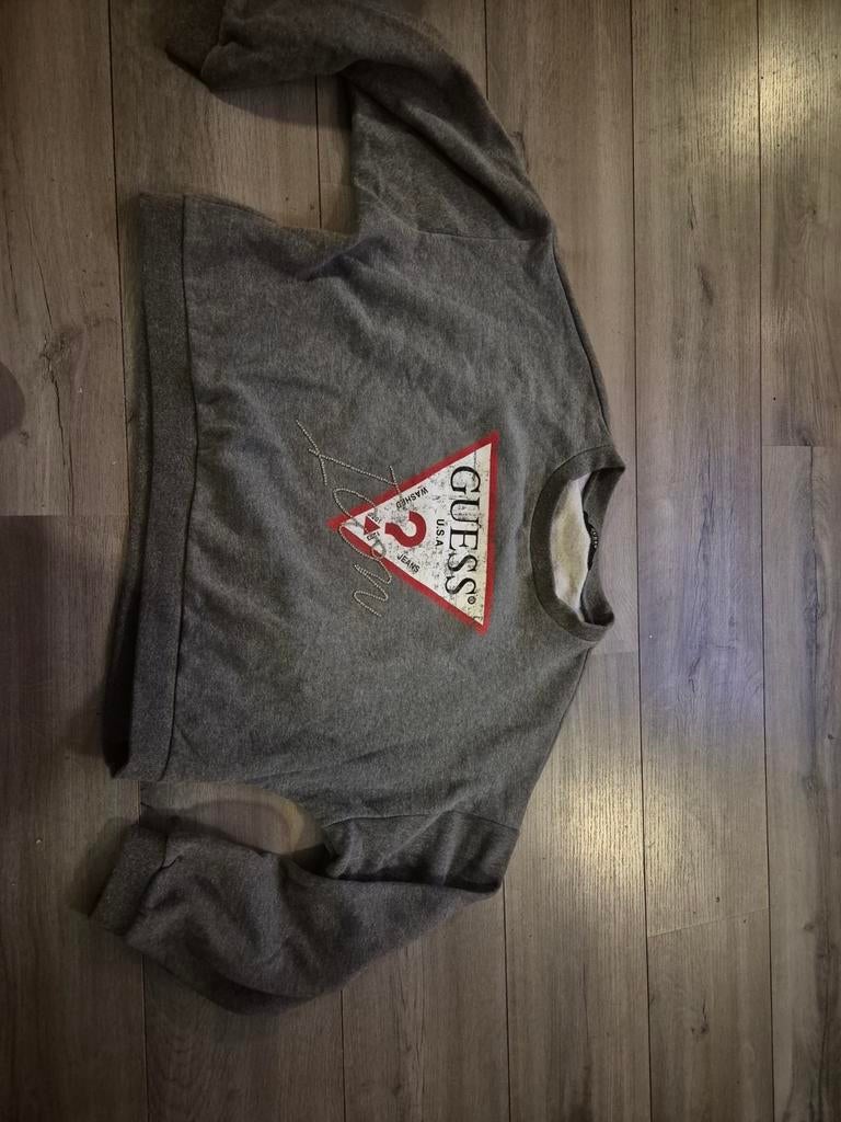 Grijze Guess sweater maat L, Kleding | Dames, Truien en Vesten, Ophalen of Verzenden