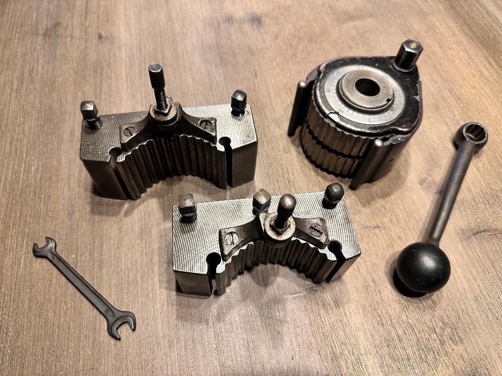 Multifix type B snelwissel beitelhouder set incl 2 houders, Ophalen, Gebruikt, Onderdeel