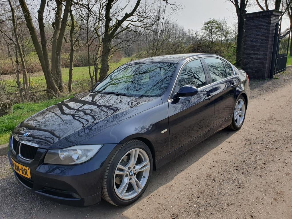 BMW 3-Serie 2.0 I NwApk/Airco/Nap, Auto's, 1995 cc, Zwart, 4 cilinders, Blauw
