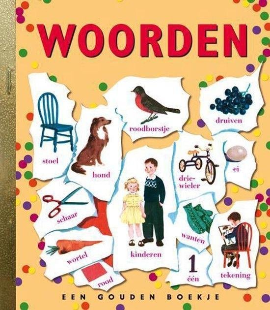 Gouden boekje: Woorden, Fictie algemeen, Jongen of Meisje, Zo goed als nieuw, 4 jaar