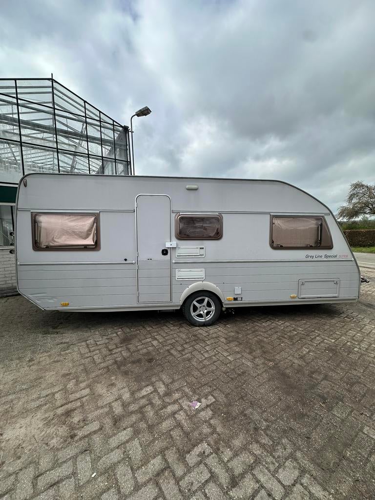 KIP GREY LINE SPECIAL 53 TEB MOVER +AIRCO+ voortent, Caravans en Kamperen, Mover, Rondzit, Kip, Particulier