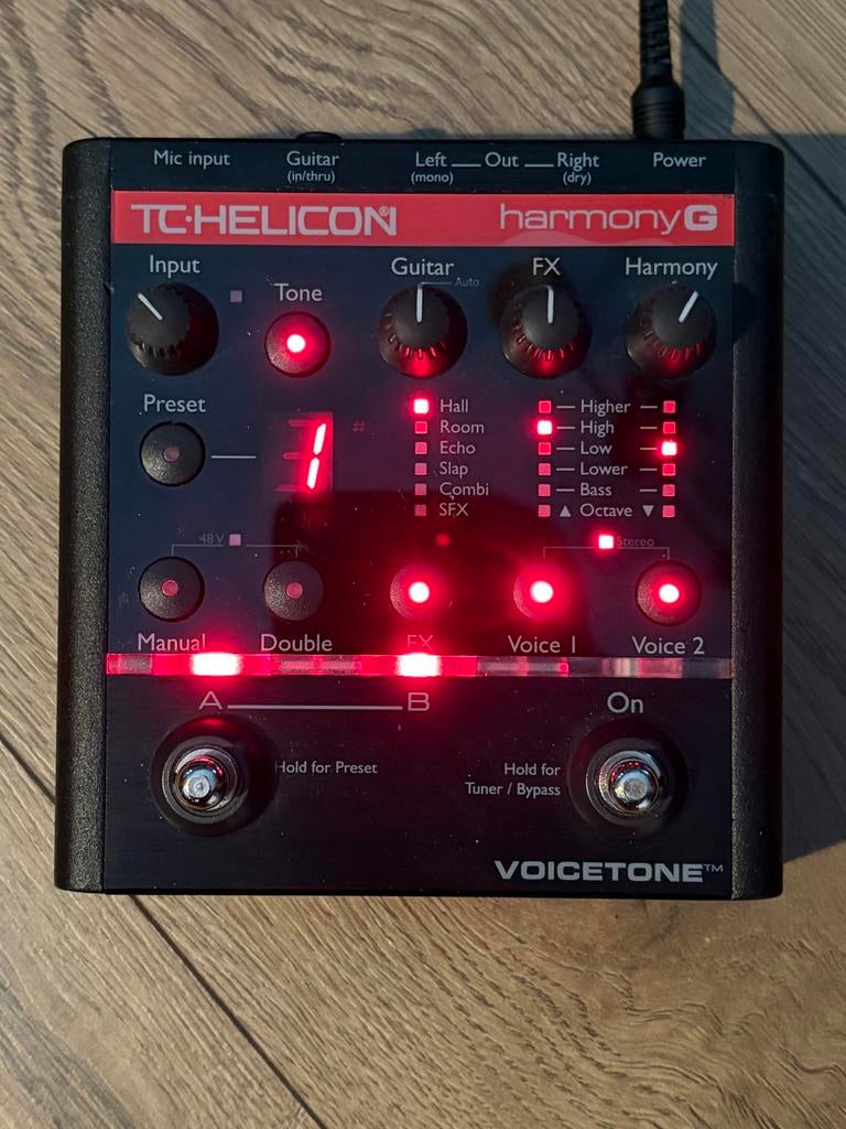 TC Helicon Harmony G Vocal Processor, Muziek en Instrumenten, Effecten, Zo goed als nieuw, Overige typen, Ophalen of Verzenden