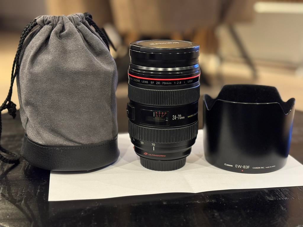 Canon 24 -70 mm lens, Audio, Tv en Foto, Fotografie | Lenzen en Objectieven, Ophalen of Verzenden, Zo goed als nieuw, Telelens