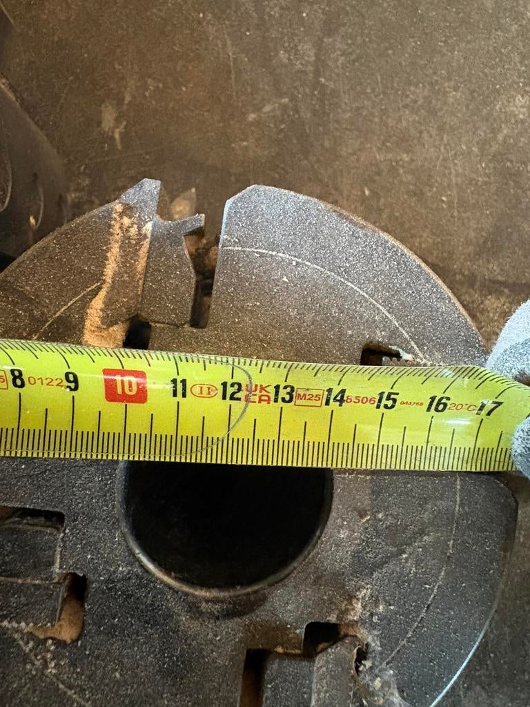 Schaaf koppen van een 4 zijdige schaafmachine, Ophalen of Verzenden, Gebruikt