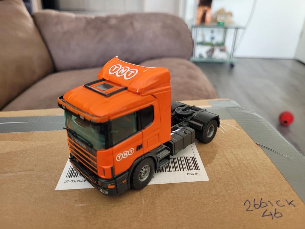 Scania tnt lowline, Hobby en Vrije tijd, Modelauto's | 1:50, T, Nieuw, T, Tekno