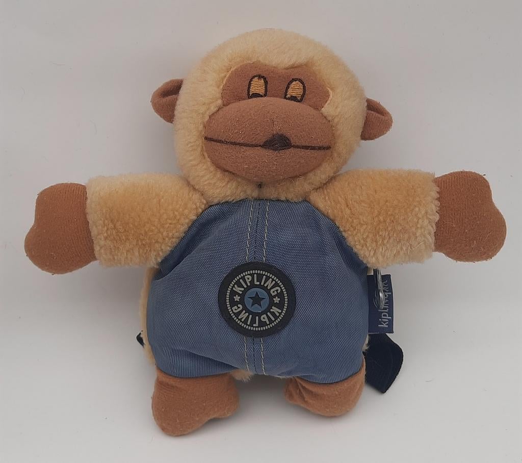 Kipling Aap Blauw knuffel opberg tasje, Ophalen of Verzenden, Zo goed als nieuw
