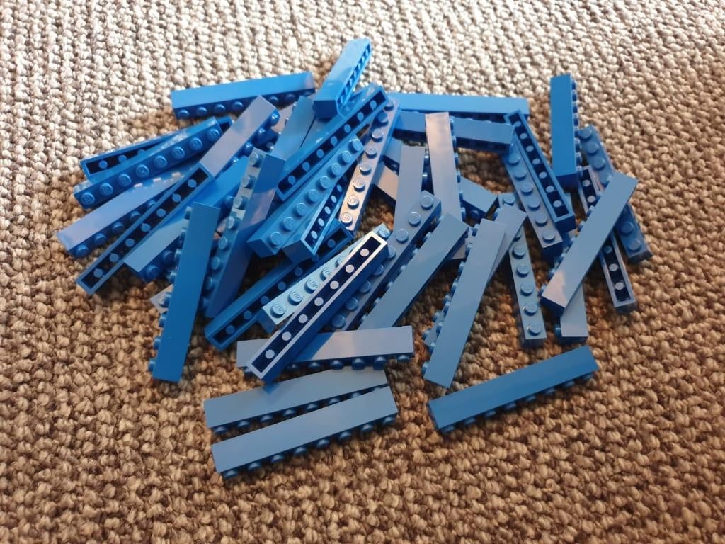 Partij N141=50x Nieuwe Lego stenen 1x8 (Meerdere setjes), Lego, Lego, Lego, Nieuw
