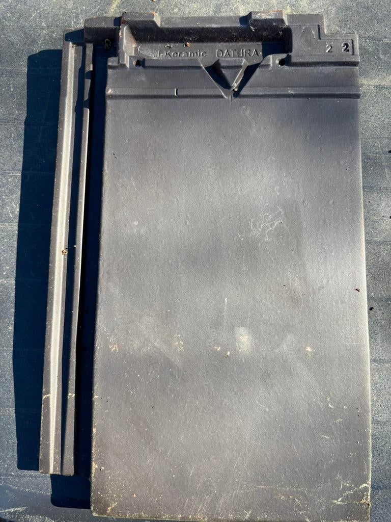 Koramic datura actua10 w1172 wienerberg mat zwart lei dakpan, Doe-het-zelf en Verbouw, Dakpannen en Dakbedekking, Ophalen, Steen of Klei