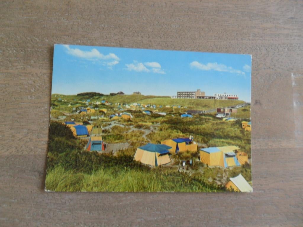 Texel, de Koog kampeerterrein Kogerstrand/tent 1982, Verzenden, 1980 tot heden, Gelopen, Waddeneilanden