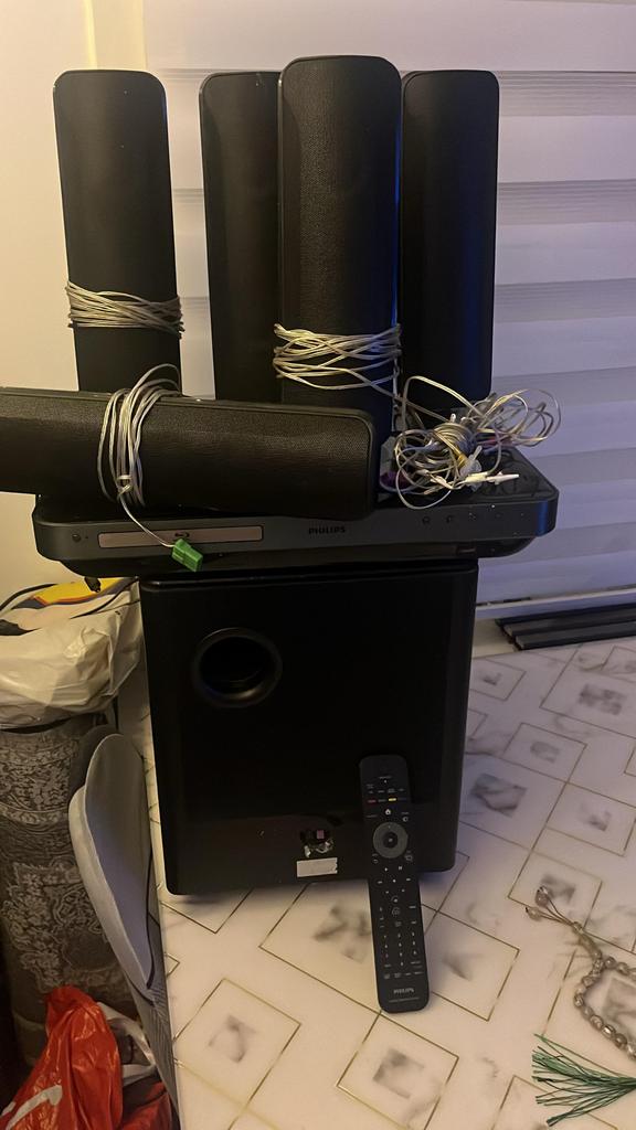 Philips Home Cinema-set met Blu-ray speler, Ophalen, Philips, Blu-ray-speler, Gebruikt