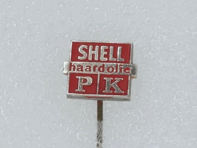 SP1572 Speldje SHELL haardolie PK, Verzamelen, Ophalen of Verzenden, Gebruikt, Overige onderwerpen
